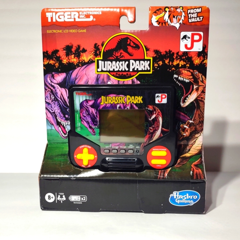 NIB Tiger Electronics Jurassic Park Electronic LCD Video Game, Retro-Inspired